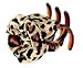 L. Erickson USA Small Covered Jaw 100% Silk Print- Ocelot