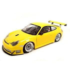 2004 PORSCHE 911 GT3 RSR YELLOW 1:18 MINICHAMPS MODEL