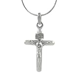 Sterling Silver Crucifix Necklace