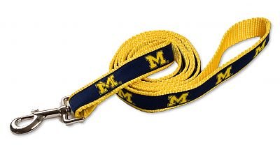University of Michigan NCAA Dog Leash Wide