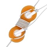 Fosmon® Headset Smart Wrap Wire Cord Organizer for Headphone - Orange