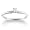 10k White Gold Round Solitaire Diamond Engagement Ring (1/10 ct, J-K Color, I2-I3 Clarity), Size 5