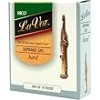 La Voz Soprano Sax Reeds, Strength Medium Strength Hard, 10-pack