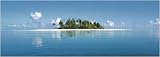 Ideal Decor Murals 369 Maldive Island Panoramic Wall Mural