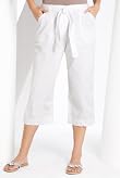 Pure Cotton Belted Cropped Cargo Trouser [T54-6010A-S]