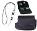 Electronics : Fuji - 10318 Leather case + memory card holder + strap