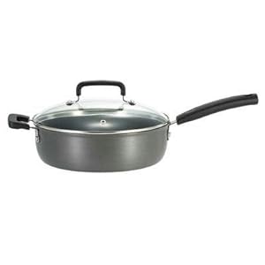 T-Fal Signature Hard Anodized 10-Inch Skillet with Glass Lid