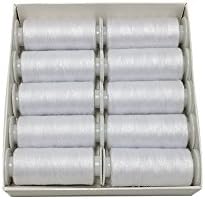 THE GOAT Polyster Sewing Thread Set 400M Per Spool For Quliting Stiching and Hand Sewing Brand New (Pure White)