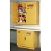 Eagle 1970 Safety Cabinet for Flammable Liquids, 2 Door Self Close, 22 gallon, 35"Height, 35"Width, 22"Depth, Steel, Yellow
