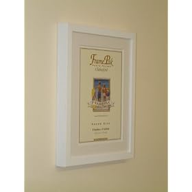 RIO White Frame with White Mount 20"X16" for Pic Size 16"x12"