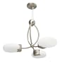 American Fluorescent OSP313NECT Three-Light 13-Watt 24-Inch, Oslo Nickel Pendant Light Fixture