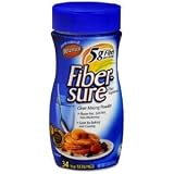 FiberSure Fiber-Sure Fiber Powder Supplement - LOT OF SIX - 34 Serving Bottles