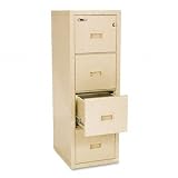 Fireking Turtle 4-Drawer Insulated File, 17-3/4W X 22-1/8D, Parchment