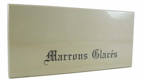 Childrens Toyshop  Gourmet Food : Ardèche Marrons · Candied chestnuts, wooden box, 12 pieces · 240g (8.5 oz)