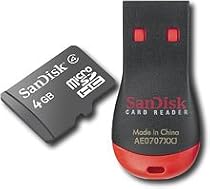 SanDisk 4GB microSDHC Memory Card with Adapter - BULK