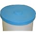 Dixie Poly DC-30 Polyethylene Drum Dust Cover, For 30 gallon Drum, 20.5" Outside Diameter x 2.5" Side Lip, Blue, Pack of 2