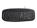 Logitech 968012-0403 OEM Value 100 Spill Proof Keyboard - Black