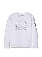 Automobili Lamborghini Camiseta Manga Larga (Blanco)