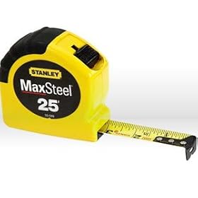 Stanley 33-599 25-Foot MaxSteel Contractor Grade Tape Rule