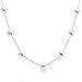 Bling Jewelry Bridal 925 Silver Freshwater Cultured Pearl White Tin Cup Necklace