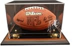 Washington Redskins Zenith Football Display Case with Gold Risers