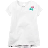 Carter's(カーターズ) ボウ インベリッシュ ティ ホワイト トップス半袖Tシャツ 5歳【並行輸入】