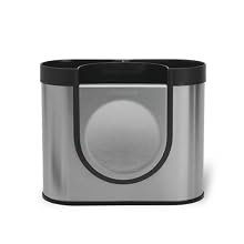 simplehuman Utensil Holder, Brushed Stainless Steel
