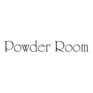 Powder Room Bathroom Vinyl Wall Decal Powder Room Bathroom Vinyl Wall Decal