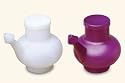Wai Lana Durable Plastic Neti Pot - Purple with Lid