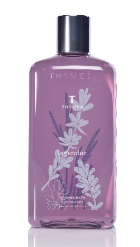 Thymes Liquid Foaming Bath, Lavender, 12.25 -Ounce Bottle