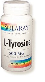 Solaray - L-Tyrosine, 500 mg, 100 capsules