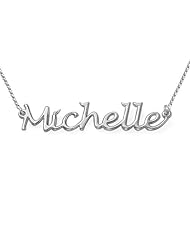 Sterling Silver Handwritten Name Necklace - Custom Made with Any Name!