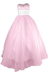 Organza/Satin Sweetheart Sequined Beaded   Ball Gown  Dress