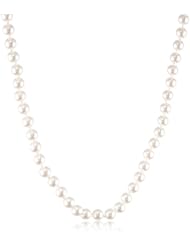 Colored Simulated 8mm Pearl Strand Necklace, 24"