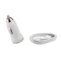 Original Zukimik KFZ Auto Ladeger�t Ladekabel Datenkabel f�r Apple IPhone 4S / 4 / 3GS / 3G / IPOD