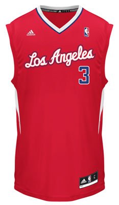 Chris Paul Adidas Los Angeles Clippers Replica Red Youth Jersey