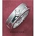 Cz's & Crystals Sr-1756 : Sterling Silver Satin & High Polish 7mm Band With Cz''s & M...