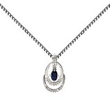 9.ct Sapphire & Diamond Necklace