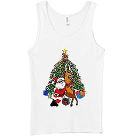 Santy & His Helper Women's Tank Top