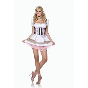 3PC Heidi Ho - Bar Maid Sexy Holiday Party Costume