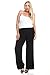 Stylzoo Women's Plus Size Stretchy Palazzo Pants with Pockets and Elastic Waist