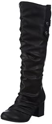 Blowfish Telland Boot BF2405 AU12, Damen Klassische Stiefel, Schwarz (black austin PU BF226), EU 40
