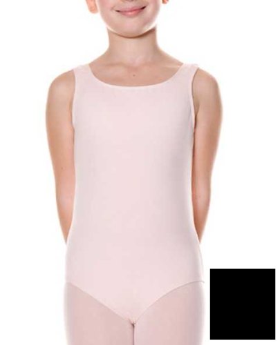 Buy Danskin 9793 Girls Tank Leotard, Lg 12-14, Black by Danskin