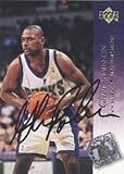 Glenn Robinson, Milwaukee Bucks, 1995 Upper Deck MJ Draft Analysis Autographed Card