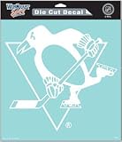 Pittsburgh Penguins 8x8 White Die-Cut Decal