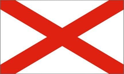 - 3x5ft Polyester USA---Alabama Flag #F201