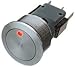 SCHURTER 1241.6633.1122000 Illuminated Pushbutton Switch, MSM 22 Series, SPDT, (On), 5 A, 125 V, Green