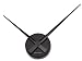 Present Time Karlsson wall clock Little big time mini black diameter 38cm