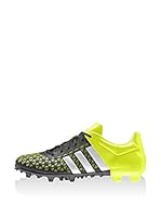 adidas Zapatillas de fútbol ACE 15.3 FG/AG (Negro / Blanco / Lima)