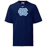 Nike North Carolina Tar Heels Navy Blue Classic Logo T-shirt
